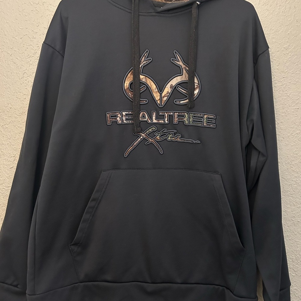 Realtree Men's Dark Gray Hoodie